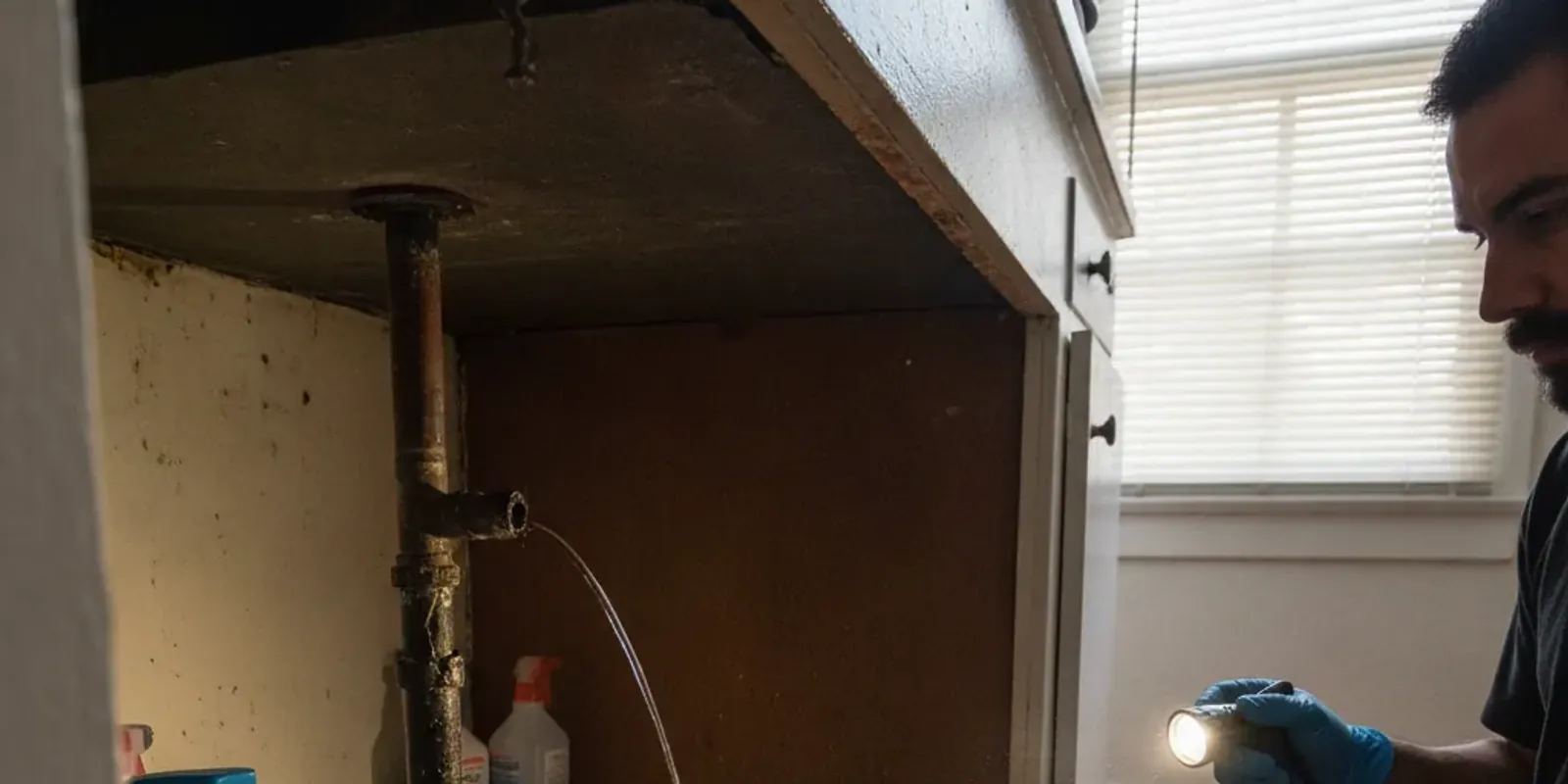 Burst & Leaking Pipe Water Damage in Koreatown